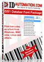 GS1 Databar Fonts Single Developer License