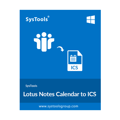 SysTools Lotus Notes Calendar to ICS
