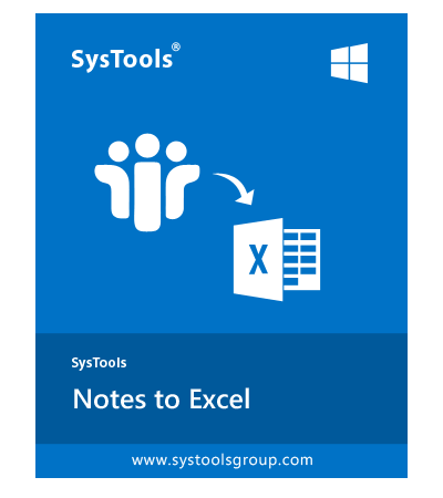 SysTools Notes Contacts to Excel