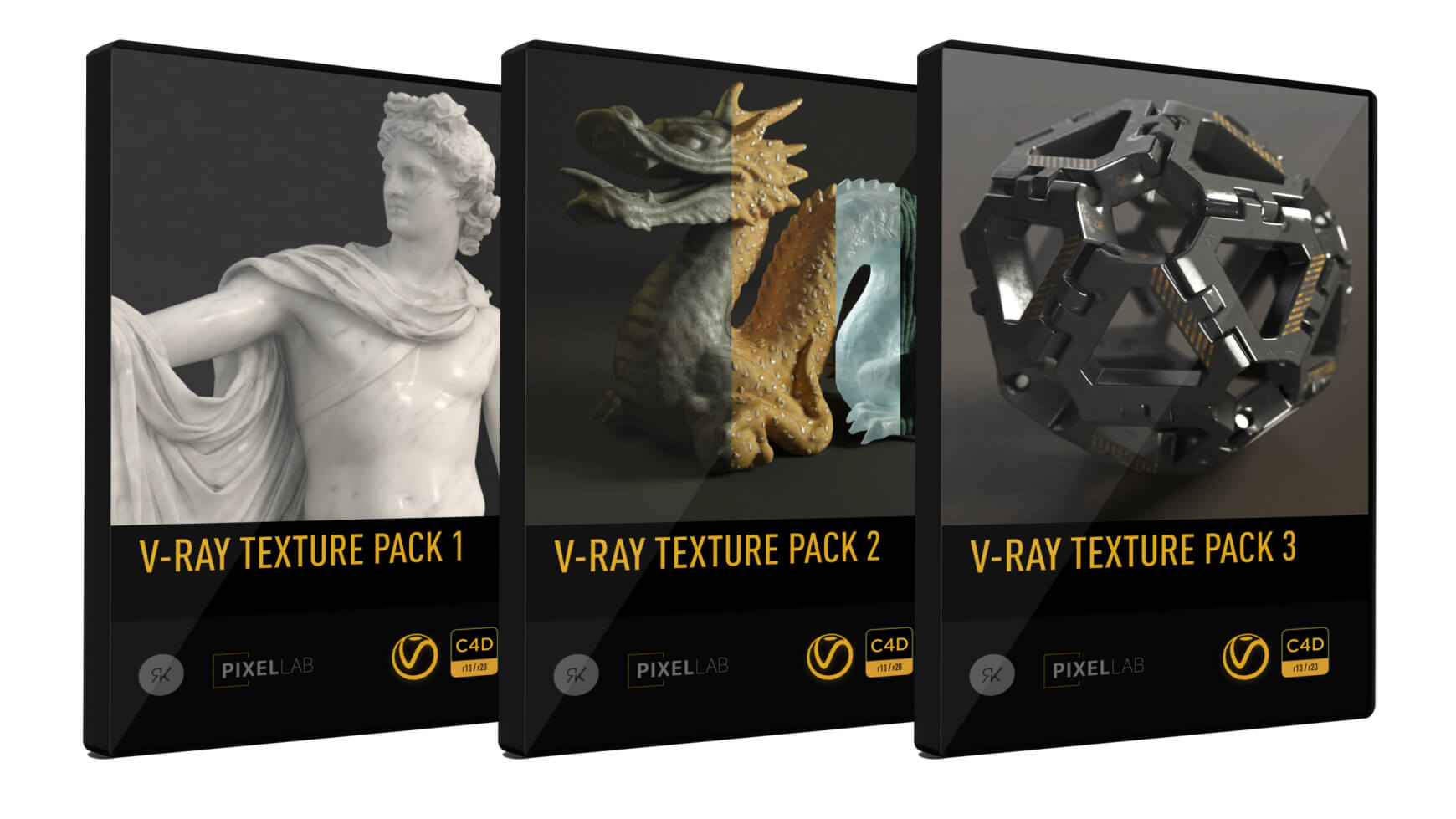 The Pixel Lab V-Ray Texture Pack Bundle