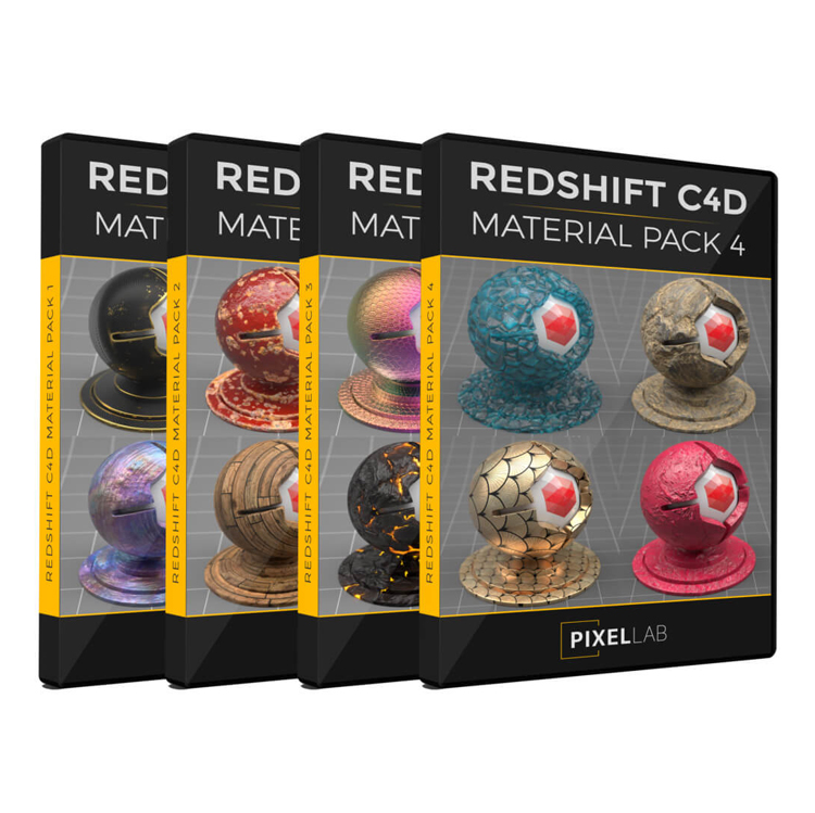 The Pixel Lab Redshift Material Pack