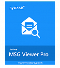 SysTools MSG Viewer Pro License, 1 user, incl. 1 Year Updates