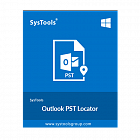 SysTools Outlook PST Locator Business License, unlimited clients, single location, incl. 1 Year Updates