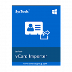 SysTools vCard Importer Business License, unlimited clients, single location, incl. 1 Year Updates