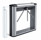 Электронная проходная с автоматическими преграждающими планками Антипаника и встроенным картоприемником для карт формата EMM/HID