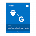 SysTools Lotus Notes to Google Apps License, 25 user, incl. 1 Year Updates