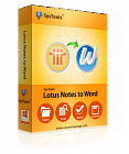 SysTools Lotus Notes to Word Business License, unlimited clients, single location, incl. 1 Year Updates