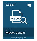 SysTools MBOX Viewer Pro License, 1 user, incl. 1 Year Updates