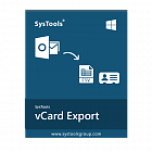 SysTools vCard Export Business License, unlimited clients, single location, incl. 1 Year Updates