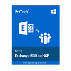 SysTools Exchange EDB to NSF Business License, unlimited clients, single location, incl. 1 Year Updates